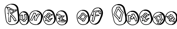 Runez of Omega font preview